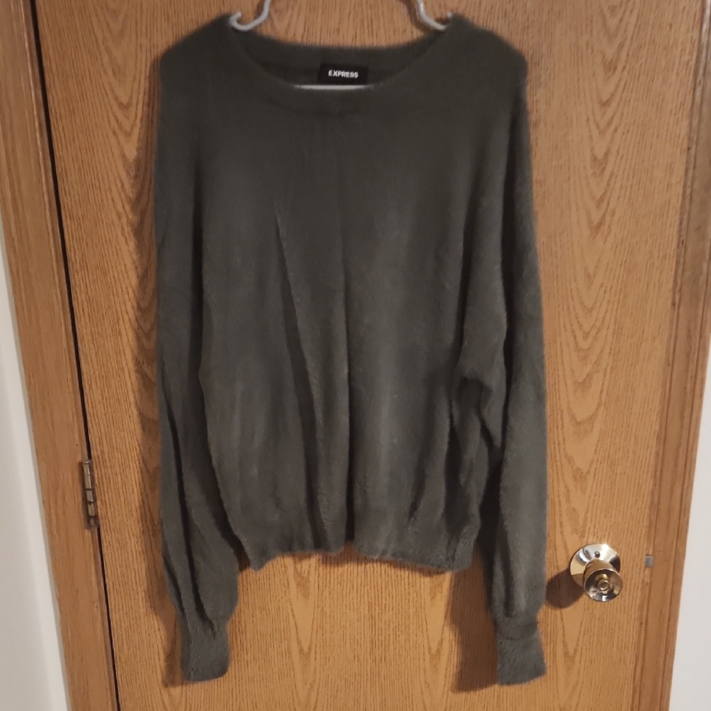 Express Women's Gray Sweater